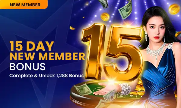 Aw8 Pro Malaysia - Promotions - 15 Day New Member Lucky Bonus