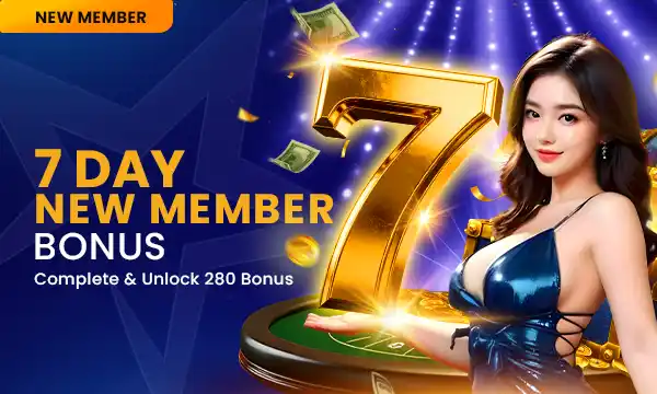 Aw8 Pro Malaysia - Promotions - 7 Day New Member Lucky Bonus