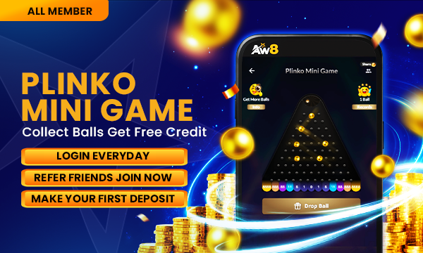 Aw8 Pro Malaysia - Promotions - Plinko Mini Game